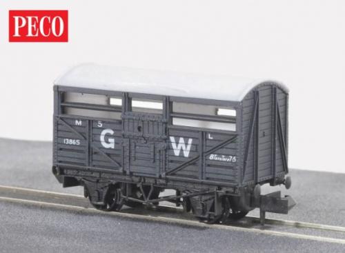 NR-45W Peco GWR Cattle Wagon